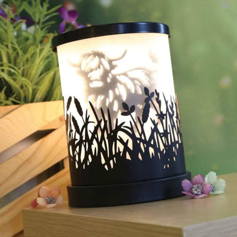Aroma Black Highland Cow Electric Wax Melt Warmer Extra Image 3